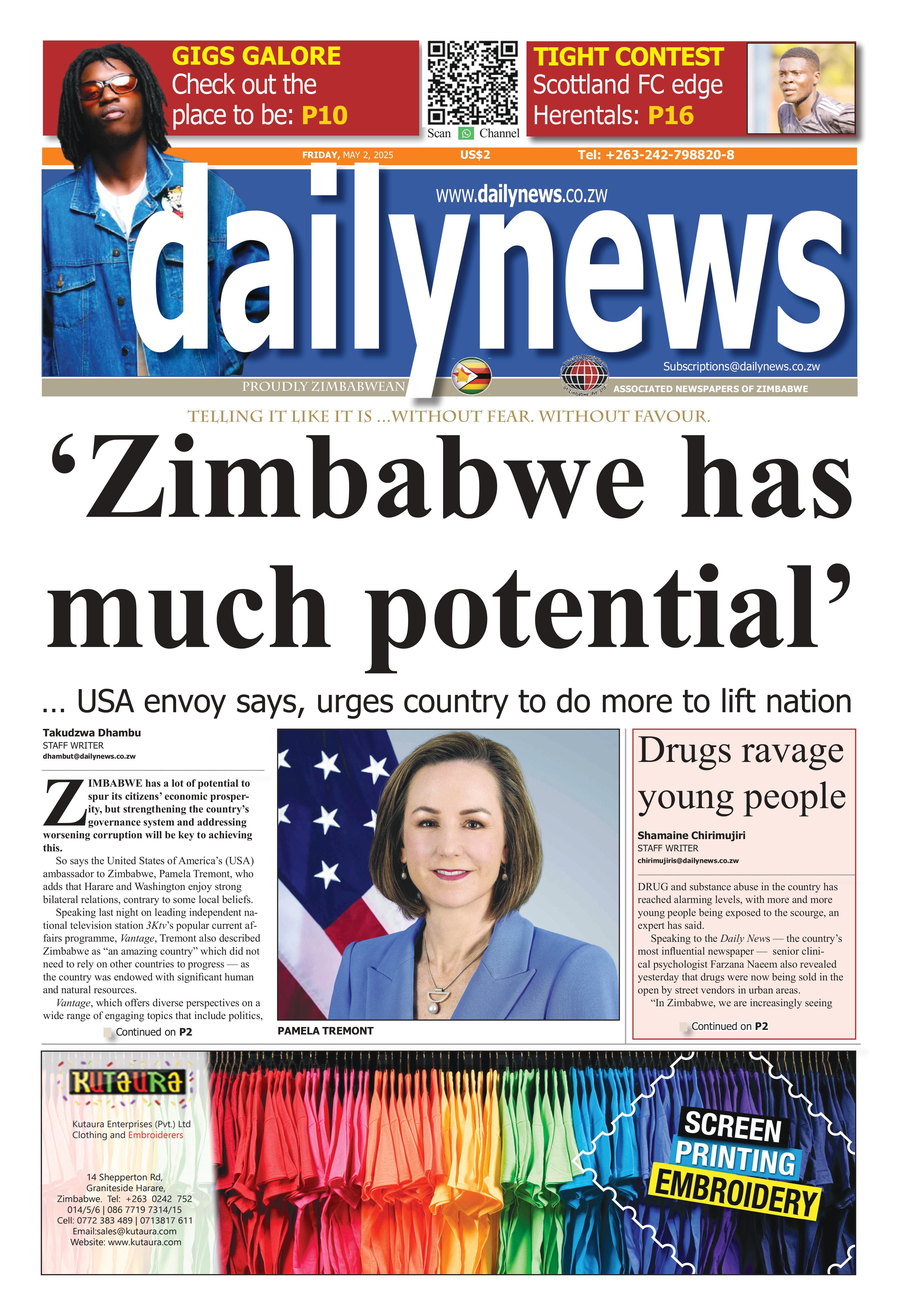 Friday 02 May 2025